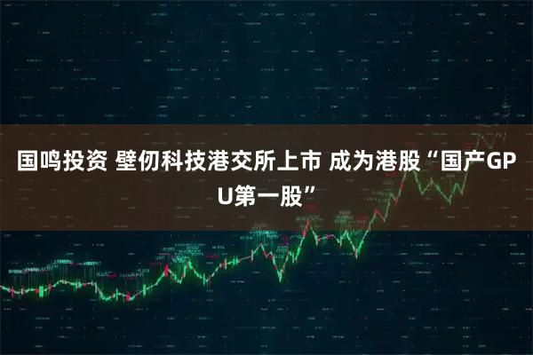国鸣投资 壁仞科技港交所上市 成为港股“国产GPU第一股”